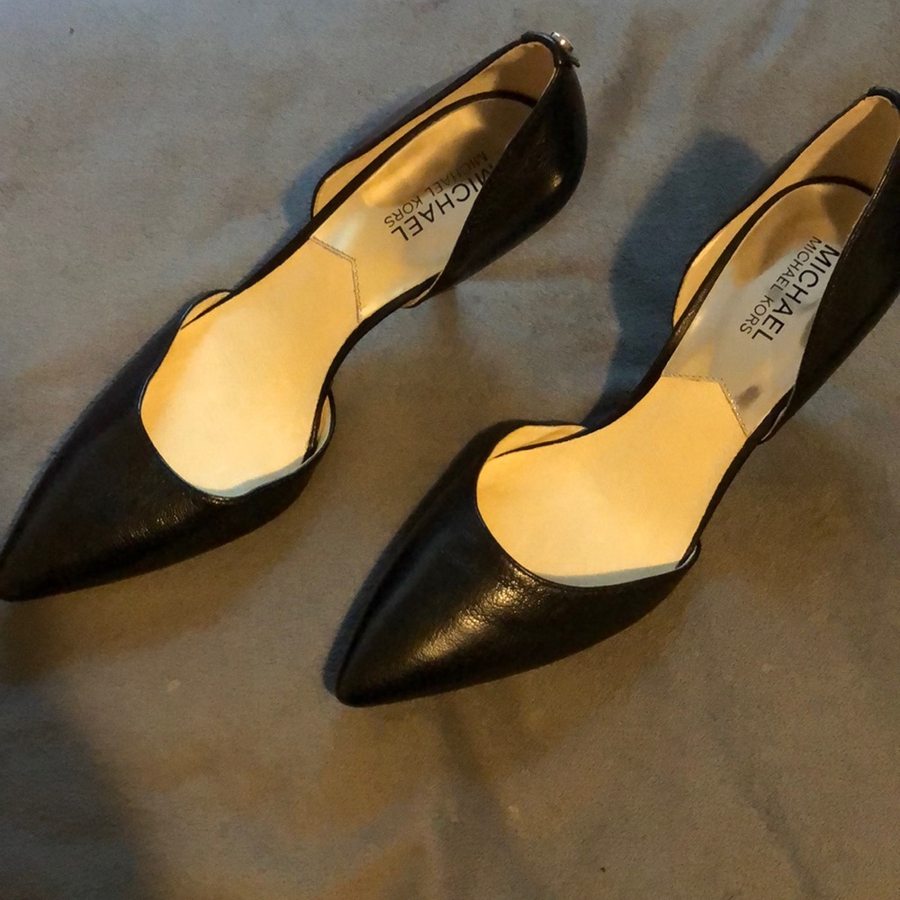 Black MK Pumps